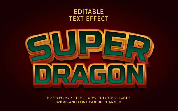 Super Dragon text effect