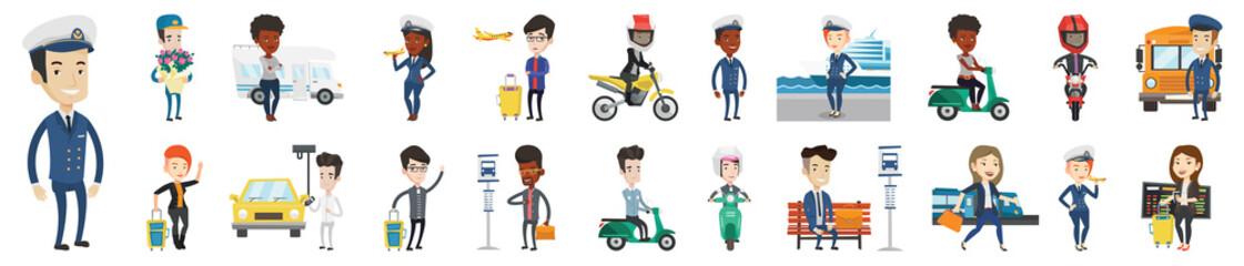 Urban transportation and traveling.