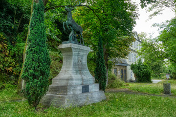 Historisches J&auml;ger-Denkmal in Wetzlar