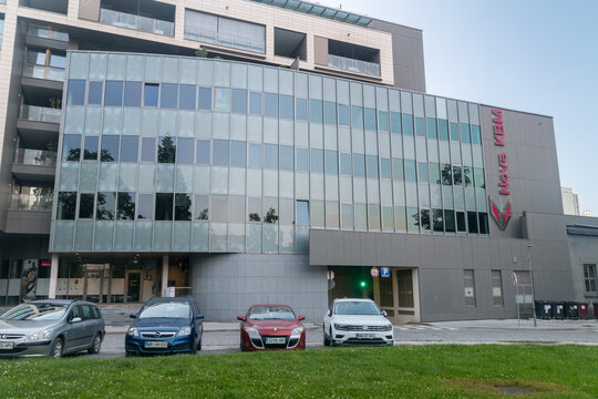 Maribor, Slovenia - June 2, 2022: Nova Kreditna Banka Maribor d.d.