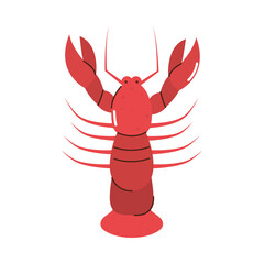 lobster icon isolated