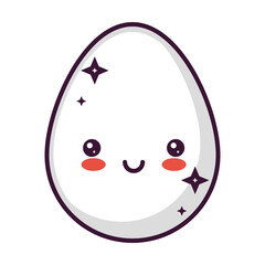 kawaii boiled egg