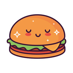 kawaii burger fast food