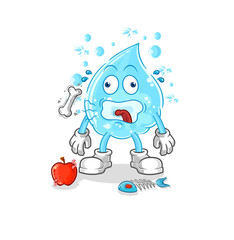 soda water burp mascot. cartoon vector