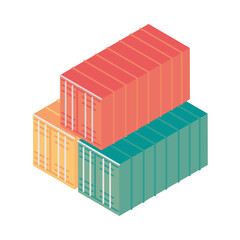 cargo containers icon
