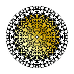 Luxury Ornamental Indian Mandala Design.