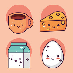 kawaii food breakfast