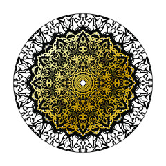 Luxury Ornamental Indian Mandala Design.