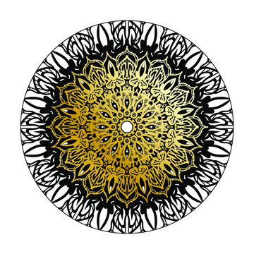 Luxury Ornamental Indian Mandala Design.