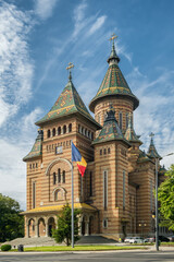 The Timisoara Orthodox Cathedral in Timisoara, Romania