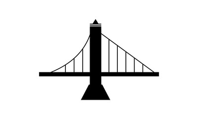 bridge vector silhouette