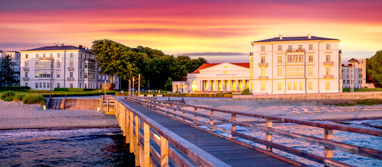Heiligendamm, Bad Doberan, Ostsee, Mecklenburg Vorpommern, Deutschland 