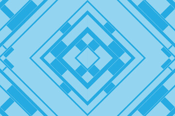 Diagonal square of graphic pattern. Design blue stripe on light blue background. Design print for illustration, texture, wallpaper, textile, background.