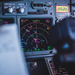 Boeing 737 navigation display