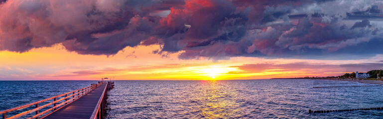 Seebrücke, Heiligendamm, Bad Doberan, Ostsee, Deutschland 