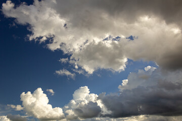 blue sky with clouds
