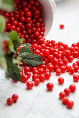 red berries on a wooden background