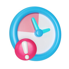 Delay 3D Illustration Icon © Fuad