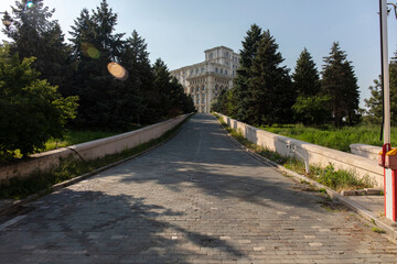 Fototapeta na wymiar Palace of Parliament of Bucharest