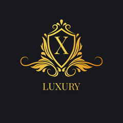 luxury letter template logo.logo for boutique,wedding,hotel,jewelry etc.premium vector design