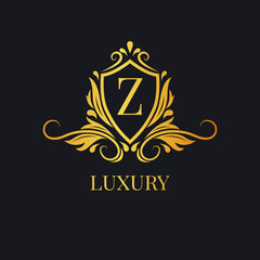 luxury letter template logo.logo for boutique,wedding,hotel,jewelry etc.premium vector design