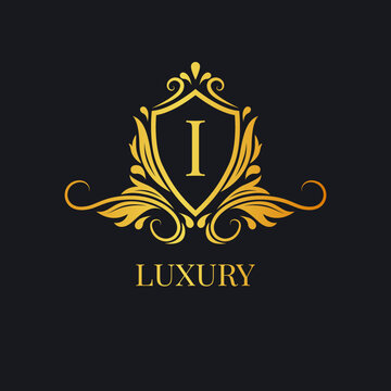 luxury letter template logo.logo for boutique,wedding,hotel,jewelry etc.premium vector design