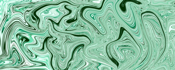 Abstract liquid art style with shades of light green. Gives you a feeling of peace, fun, and inspiration. in the background design, wallpaper, website, clothing pattern, fabric pattern