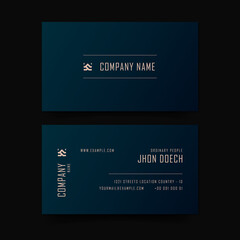 Obraz premium Luxury Business Card Template