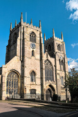 St. Margarets Church, Kings Lynn, Norfolk, England, UK. Founded 1101. Partially rebuilt 1741 - obrazy, fototapety, plakaty