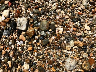stones on the beach