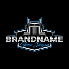 Trucking logo vector illustration © TFamz