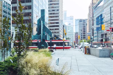Foto op Plexiglas Toronto in motion on King Street © Panos