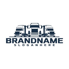 Trucking logo vector illustration