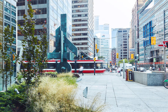 Toronto in motion on King Street