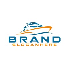 boat logo vector illustration