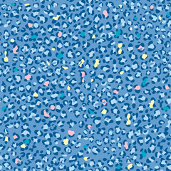 Leopard print seamless pattern tile