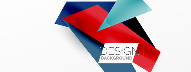 Background abstract overlapping shapes. Minimal composition vector illustration for wallpaper banner background or landing page