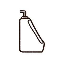 シンプルな小便器