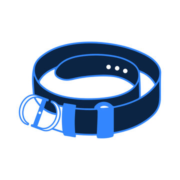 recommend clip art: Accessories or leather belt icon