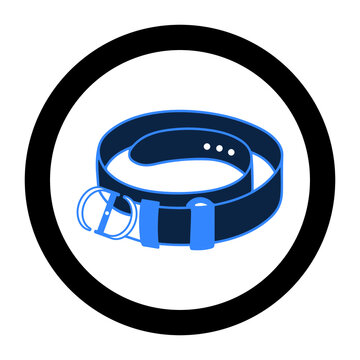 recommend clip art: Accessories or leather belt icon