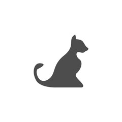 Cat logo icon illustration