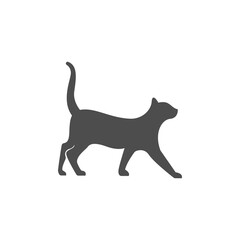 Cat logo icon illustration