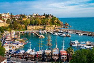 Obraz premium Old Town Kaleici In Antalya, Turkey