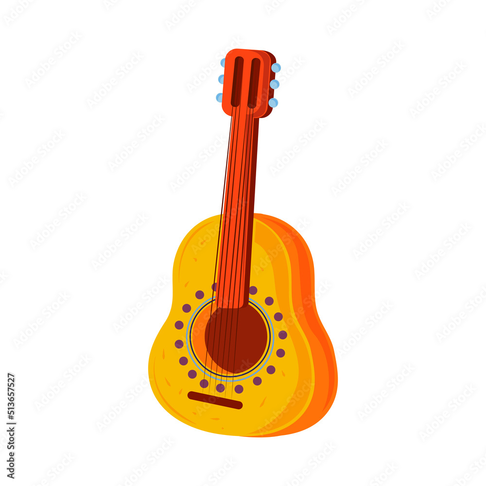 Poster mexican guitar instrument