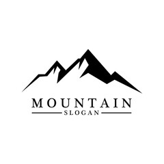 Minimalist Landscape Mountain logo design inspiration