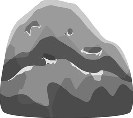 Boulder stones clipart design illustration
