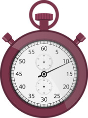 Retro stopwatch clipart design illustration