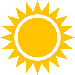 Sun icon set clipart design illustration