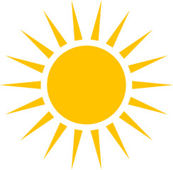 Sun icon set clipart design illustration