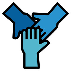 friendship line icon